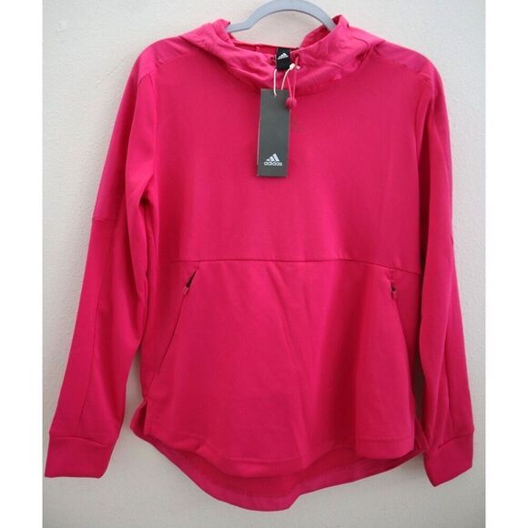 Adidas DU1893 Women's Sz Small Magenta Team Issue Lite Pullover Hoodie - Picture 1 of 15